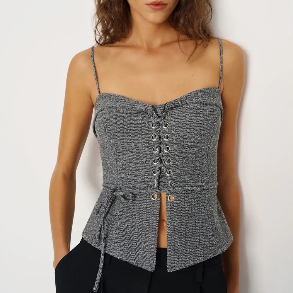 Reformation Clayten Corset Top